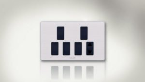 5 switches + 1 socket