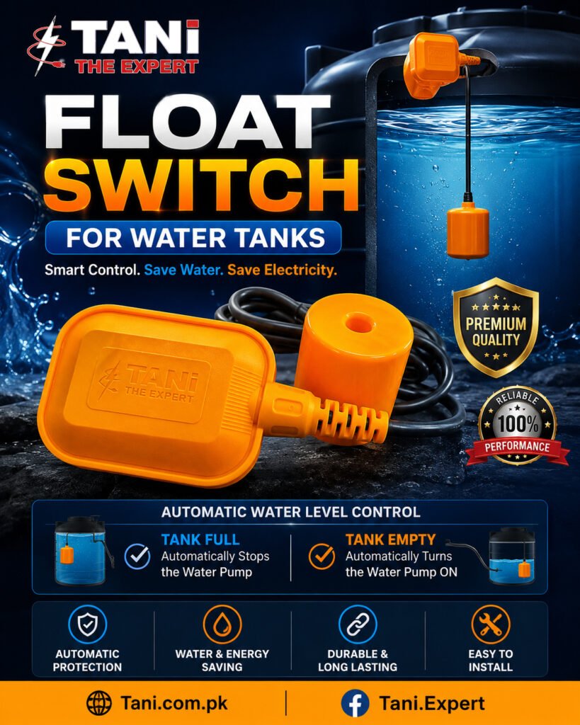 FLOAT SWITCH FOR TANKS