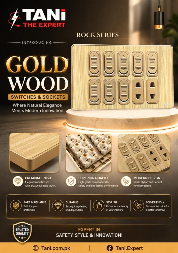 Gold Wood Rock Series