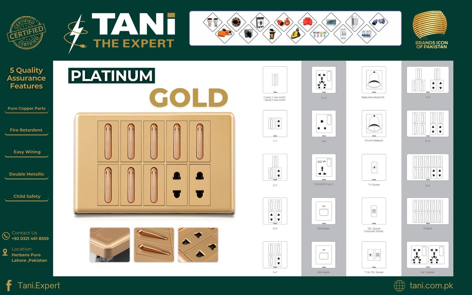Platinum Gold Popup