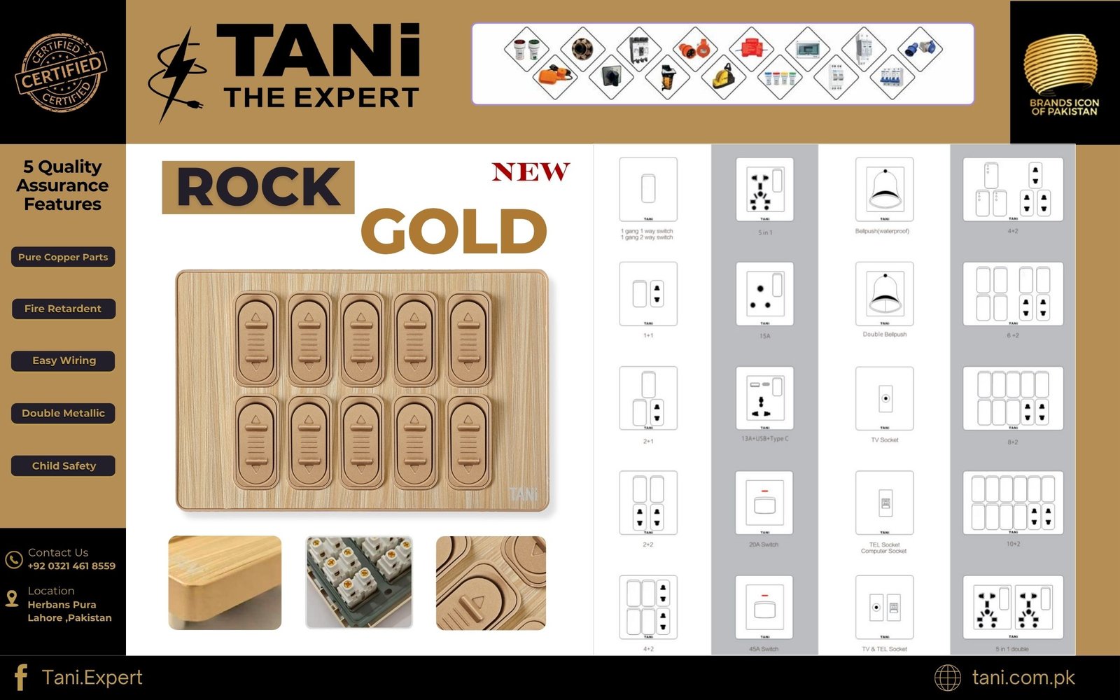 Rock Gold Popup