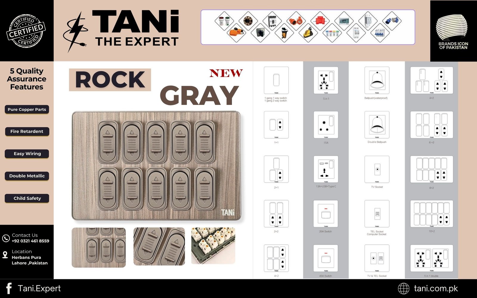 Rock Gray Popup