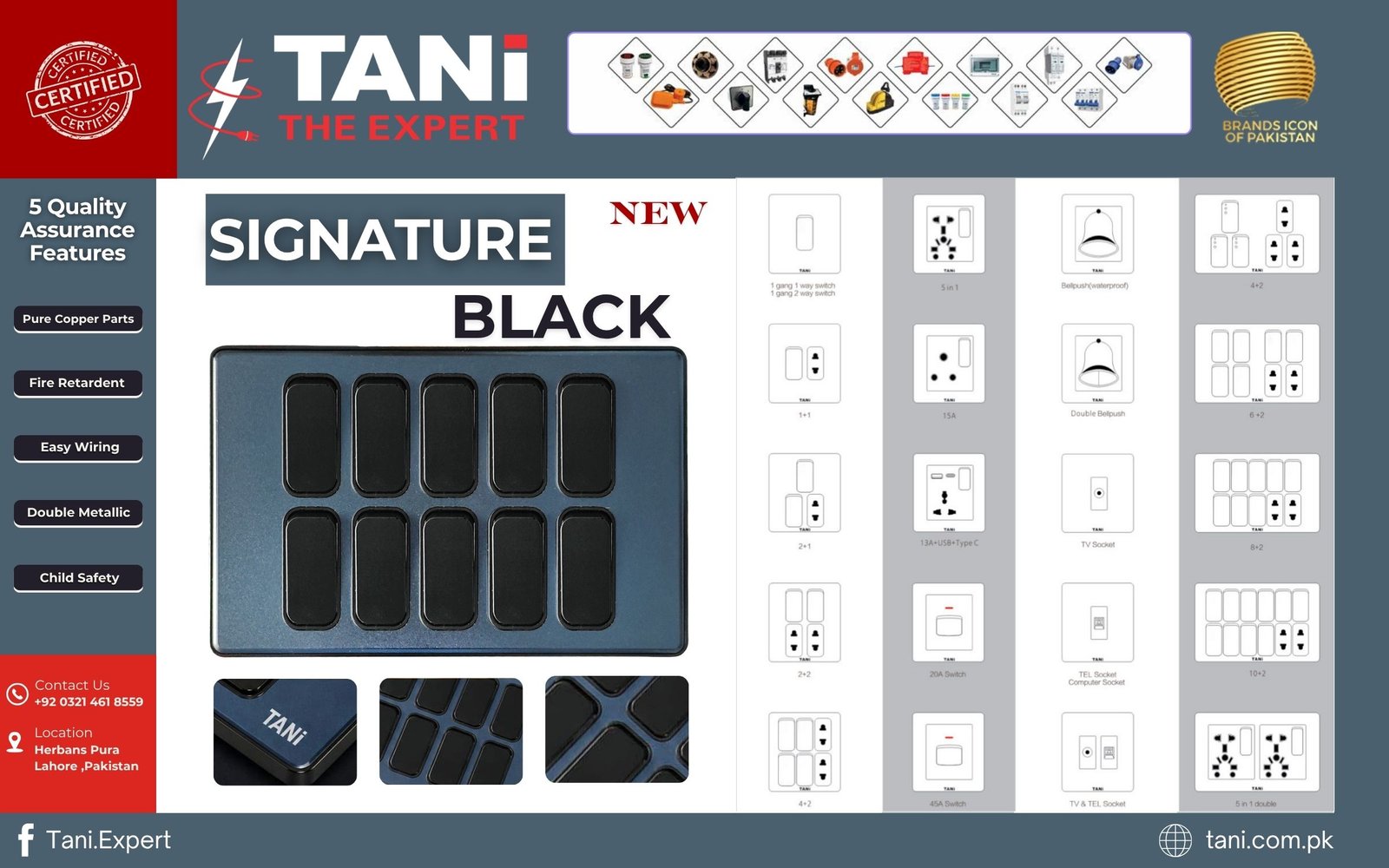 Signature Black Popup