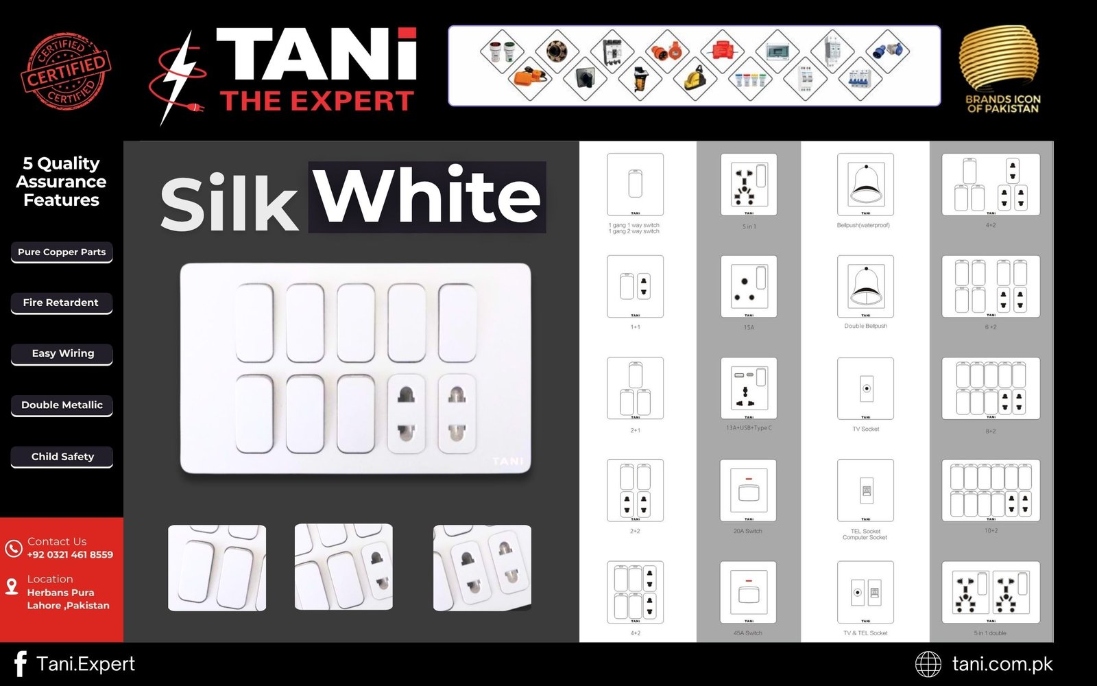 Silk White Popup